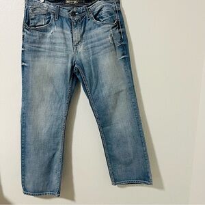 BKE Denim Men’s Derek Light Wash Bootcut Denim Jeans 34S 100% Cotton Everyday